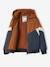 Jungen Windjacke, Wattierung Recycling-Polyester bordeaux+colorblock camelfarben 9