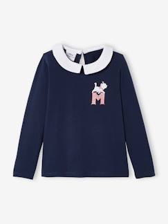 Maedchenkleidung-Shirts & Rollkragenpullover-Shirts-Kinder Shirt mit Bubikragen Disney ARISTOCATS MARIE Oeko-Tex