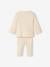 Baby-Set: Jäckchen & Hose, Rippenjersey - sand - 4