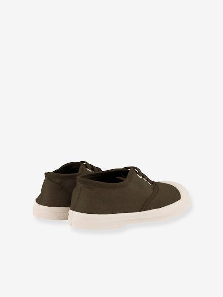 Kinder Stoffschuhe mit Schnürung BENSIMON Oeko-Tex - blau+khaki+marine+weiß - 6