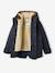 Jungen 3-in-1-Jacke mit Recycling-Polyester braun+dunkelblau/braun+elektrisch blau+graublau+khaki 15