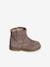 Mädchen Baby Boots, Reißverschluss taupe 2