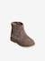 Mädchen Baby Boots, Reißverschluss - taupe - 1