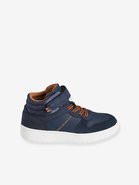 Jungen High-Sneakers, Schnürung und Klett - marine - 2