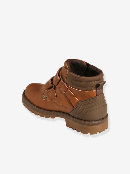 Jungen Klett-Boots - beige+grau - 3