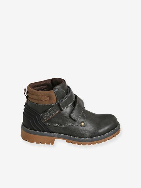 Jungen Klett-Boots grau 2