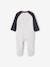 Jungen Baby Strampler, Sweatware hellgrau meliert 4