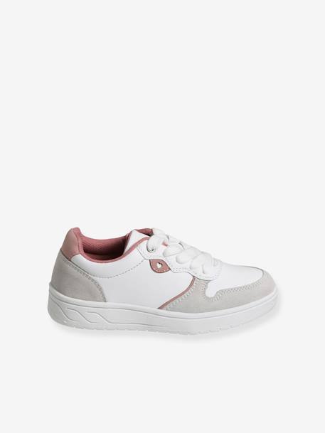 Mädchen Sneakers mit Reißverschluss - weiß/hellgrau - 2
