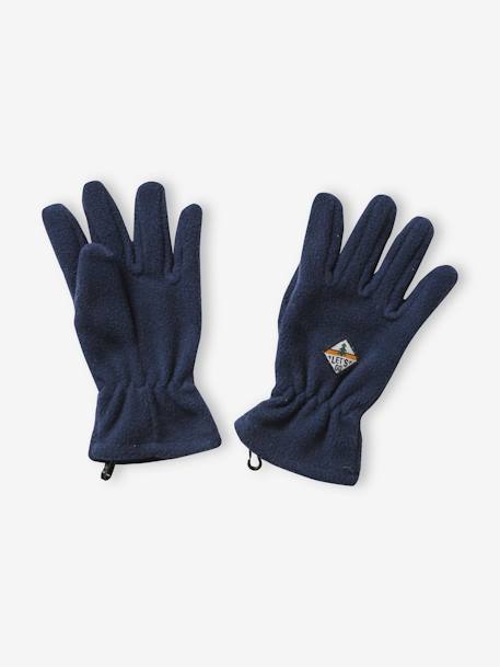 Jungen Handschuhe, Fleece petrol 1