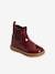 Mädchen Baby Boots, Lackoptik bordeaux 1