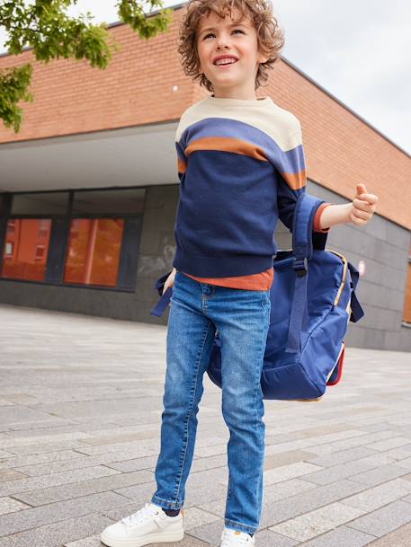 Jungen Slim-Fit-Jeans WATERLESS, Hüftweite REGULAR Oeko Tex - blue stone+dark blue+double stone+dunkelgrau - 1