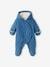 Baby Winter-Overall aus Chambray, Wattierung Recycling-Polyester - blue stone - 1