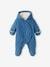 Baby Winter-Overall aus Chambray, Wattierung Recycling-Polyester blue stone 1