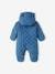 Baby Winter-Overall aus Chambray, Wattierung Recycling-Polyester - blue stone - 2