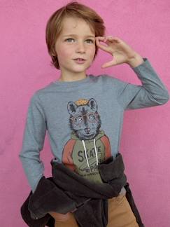 Jungenkleidung-Shirts, Poloshirts & Rollkragenpullover-Jungen Shirt, Tiermotive Oeko-Tex