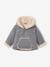 Baby Wickeljacke mit Kapuze & Recycling-Polyester - grau meliert - 1