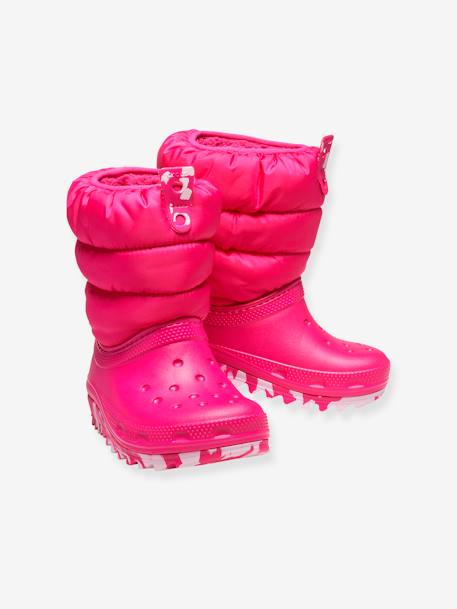 Baby Stiefel CLASSIC NEO PUFF BOOT T CROCS - nachtblau+rosa - 13