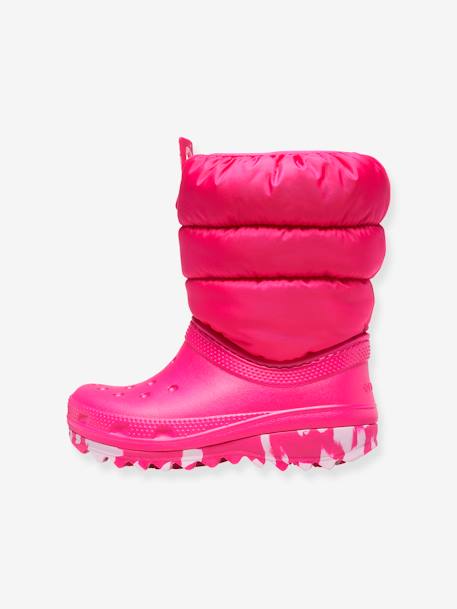 Baby Stiefel CLASSIC NEO PUFF BOOT T CROCS nachtblau+rosa 8