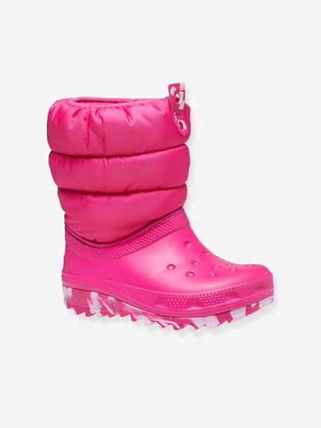 Baby Stiefel CLASSIC NEO PUFF BOOT T CROCS nachtblau+rosa 6