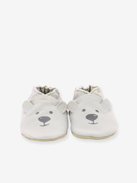 Baby Krabbelschuhe SWEETY BEAR ROBEEZ, Hausschuhe hellgrau 7