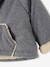 Baby Wickeljacke mit Kapuze & Recycling-Polyester - grau meliert - 5