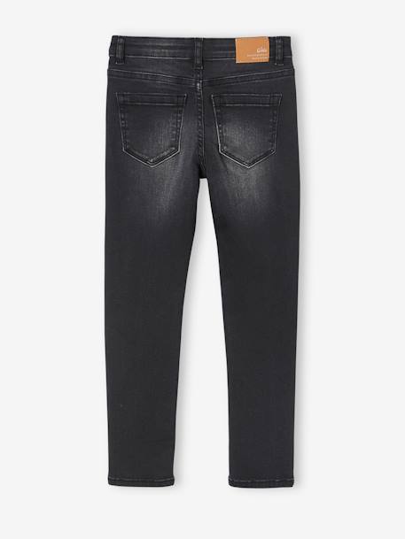 Mädchen Slim-Fit-Jeans WATERLESS, Hüftweite COMFORT blue stone+dark blue+grau+schwarz 18