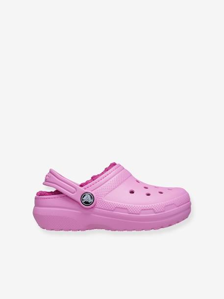 Baby Clogs CLASSIC LINED CLOG T CROCS blau+rosa 5