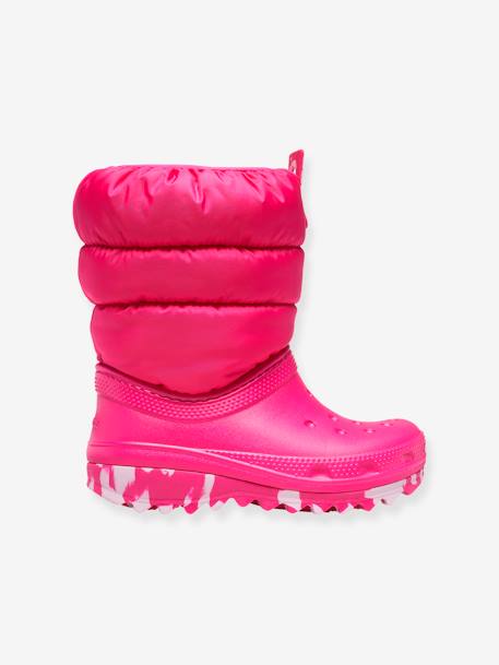 Baby Stiefel CLASSIC NEO PUFF BOOT T CROCS - nachtblau+rosa - 7