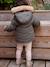 Wendbare Baby Jacke mit Kapuze, Wattierung Recycling-Polyester - khaki - 17