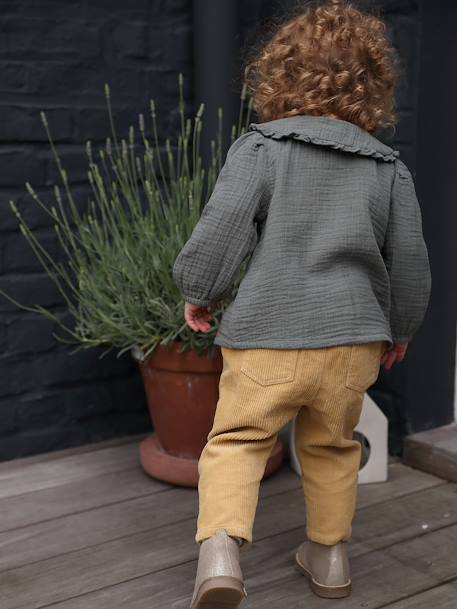 Baby Cordhose - senfgelb - 1