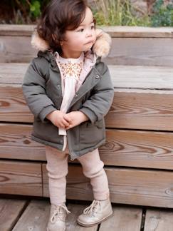 Babymode-Wendbare Baby Jacke mit Kapuze, Wattierung Recycling-Polyester