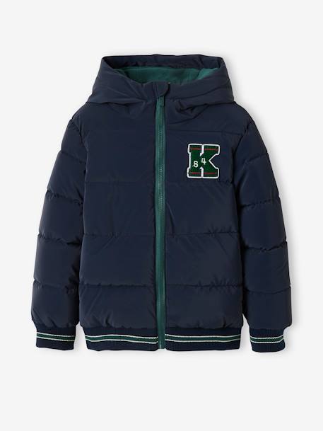 Jungen Steppjacke, Wattierung Recycling-Polyester marine 1