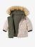 Wendbare Baby Jacke mit Kapuze, Wattierung Recycling-Polyester khaki 13