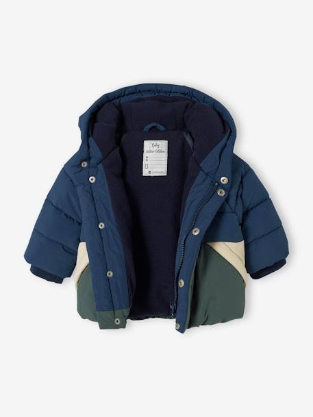 Warme Baby Steppjacke mit Recyclingmaterial - marine - 2