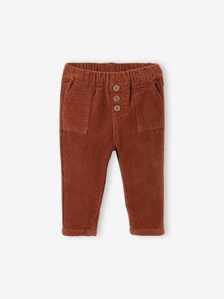 Baby Cordhose - braun - 2