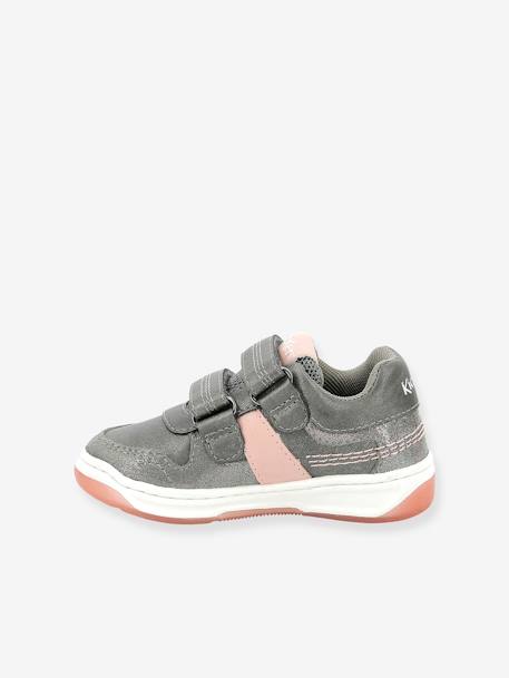 Kinder Klett-Sneakers KALIDO KICKERS beige+grau 9