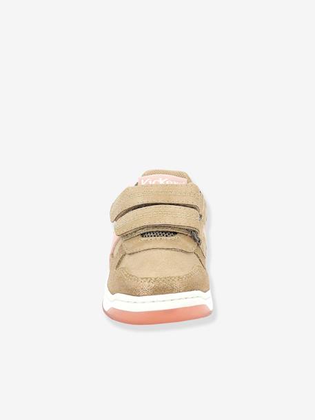 Kinder Klett-Sneakers KALIDO KICKERS beige+grau 6