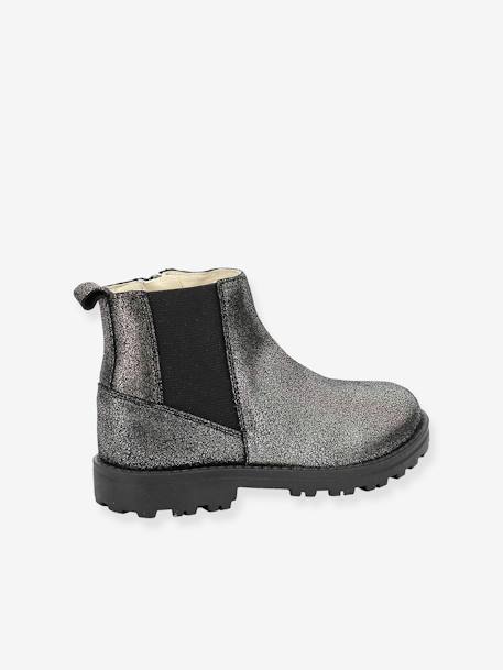 Mädchen Boots GROOFIT KICKERS grau+schwarz 2