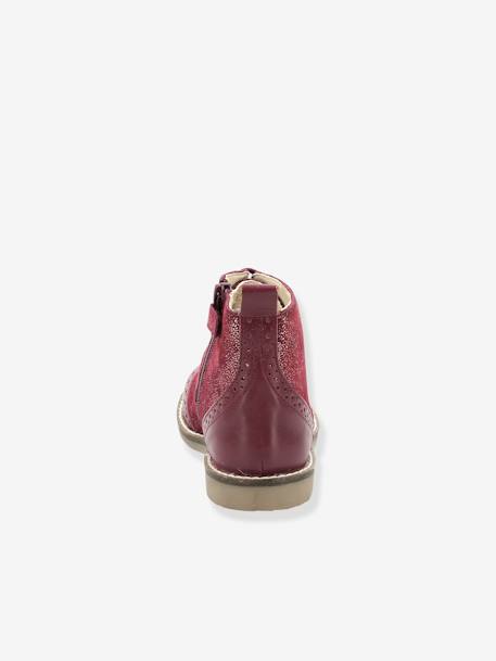 Mädchen Boots TYROL KICKERS bordeaux+schwarz 5