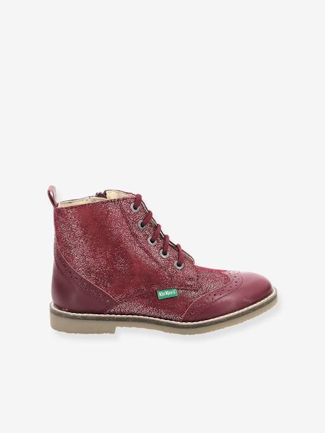 Mädchen Boots TYROL KICKERS bordeaux+schwarz 3