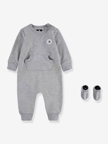 2-teiliges Baby-Set LIL CHUCK CONVERSE: Overall & Socken grau 1