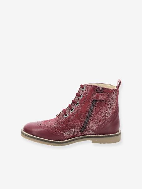 Mädchen Boots TYROL KICKERS - bordeaux+schwarz - 4