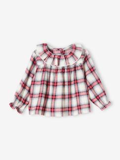 -Baby Bluse mit Volantkragen