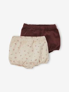 Babymode-Shorts-2er-Pack Mädchen Baby Shorts, Cord