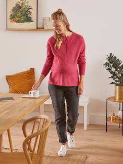 Umstandsmode-Stillmode-Henley-Shirt, Schwangerschaft & Stillzeit