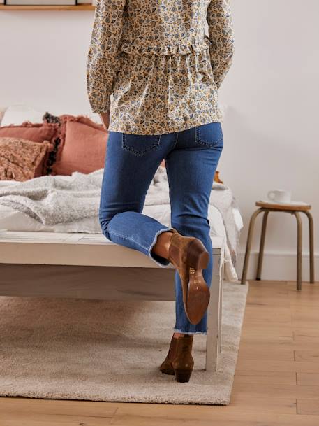 Gerade Umstands-Jeans, Schrittlänge 68 cm - blau - 3