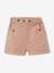 Baby-Set: Samt-Shorts, Shirt & Haarband dunkelblau gestreift 3