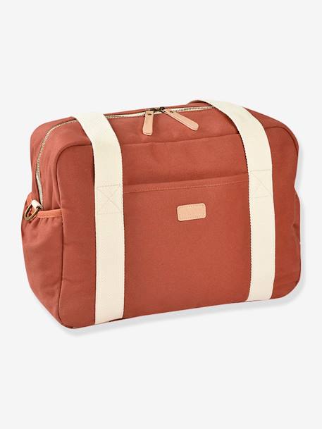 Wickeltasche PARIS BEABA grau+graugrün+orange+pfirsich+rosa 13