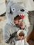 Jungen Overall/Onesie, Wolf hellgrau 9