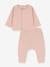 Baby-Set: Jäckchen & Hose PETIT BATEAU, Bio-Baumwolle Oeko-Tex rosa 4